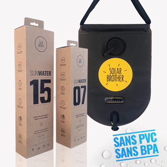 Douche solaire SunWater 7L et 15L